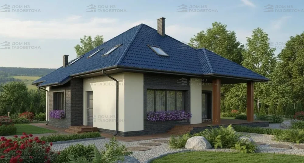 Проект Двухэтажный дом 13 на 19, 229 м2