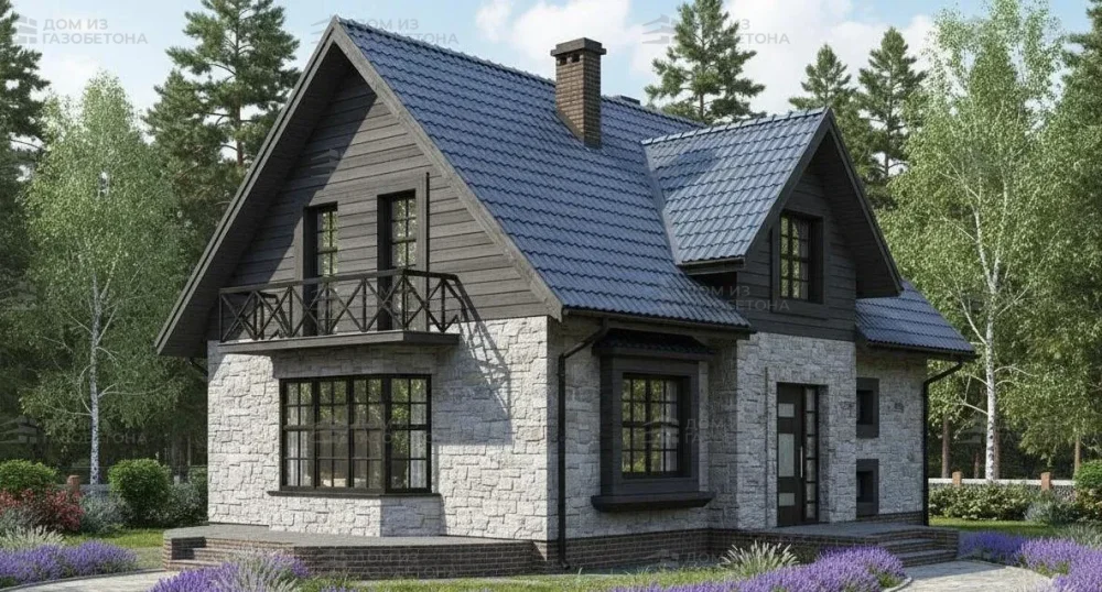 Проект Двухэтажный дом 9 на 15, 152 м2