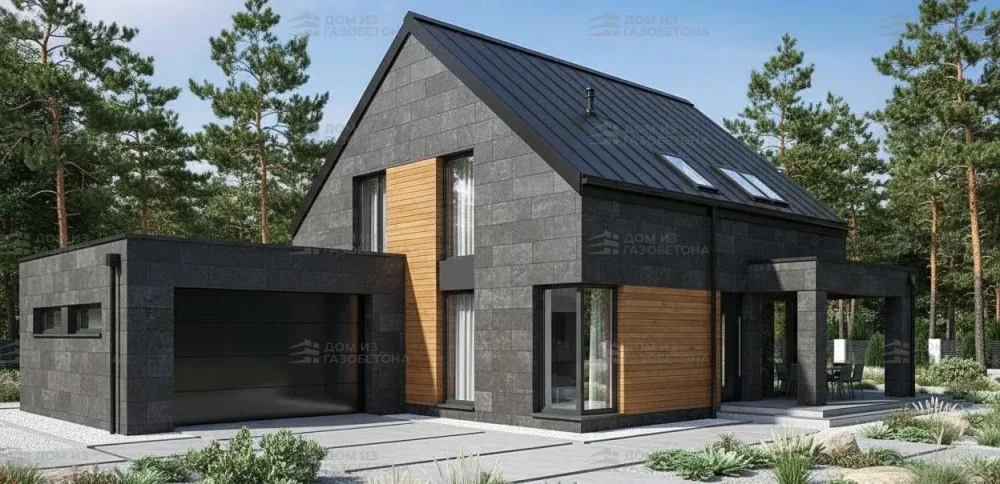 Проект Двухэтажный дом 13 на 7, 191 м2