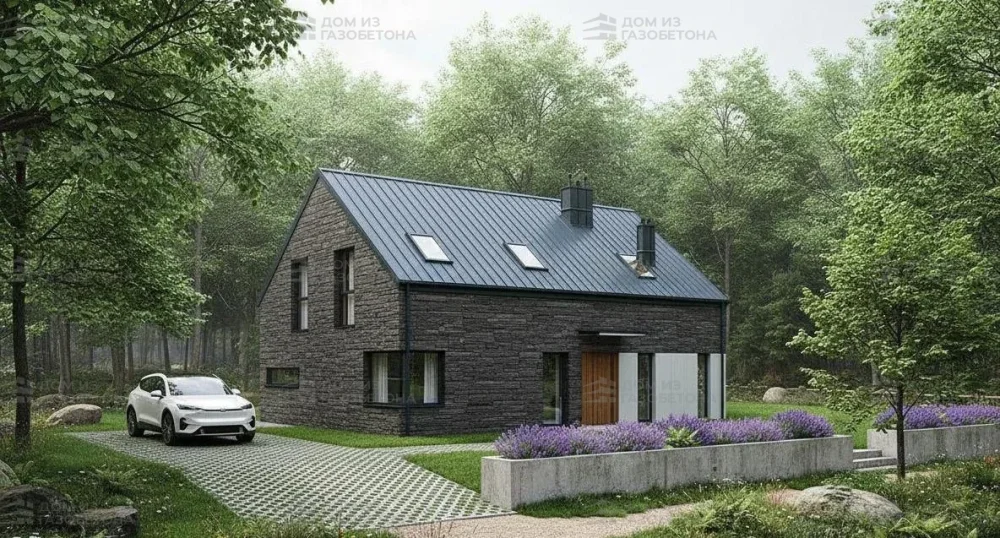 Проект Двухэтажный дом 10 на 11, 133 м2