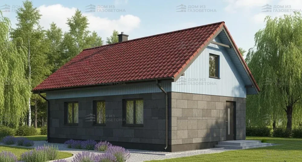 Проект Двухэтажный дом 12 на 10, 123 м2